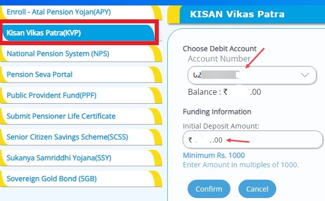 Canara Bank KVP Account Open Online Through NetBanking