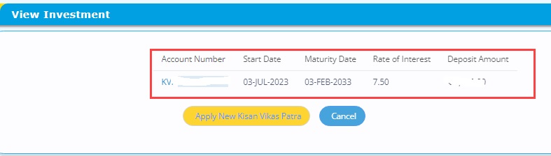 Download KVP Certificate in Canara Bank Online