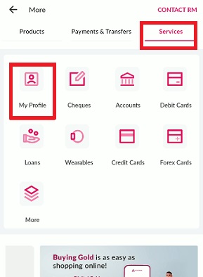 Register New Mobile Number in Axis Bank Credit Card Online