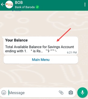 View Account Balance