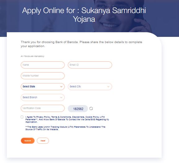 How to Apply for SSA in Bank of Baroda Online?