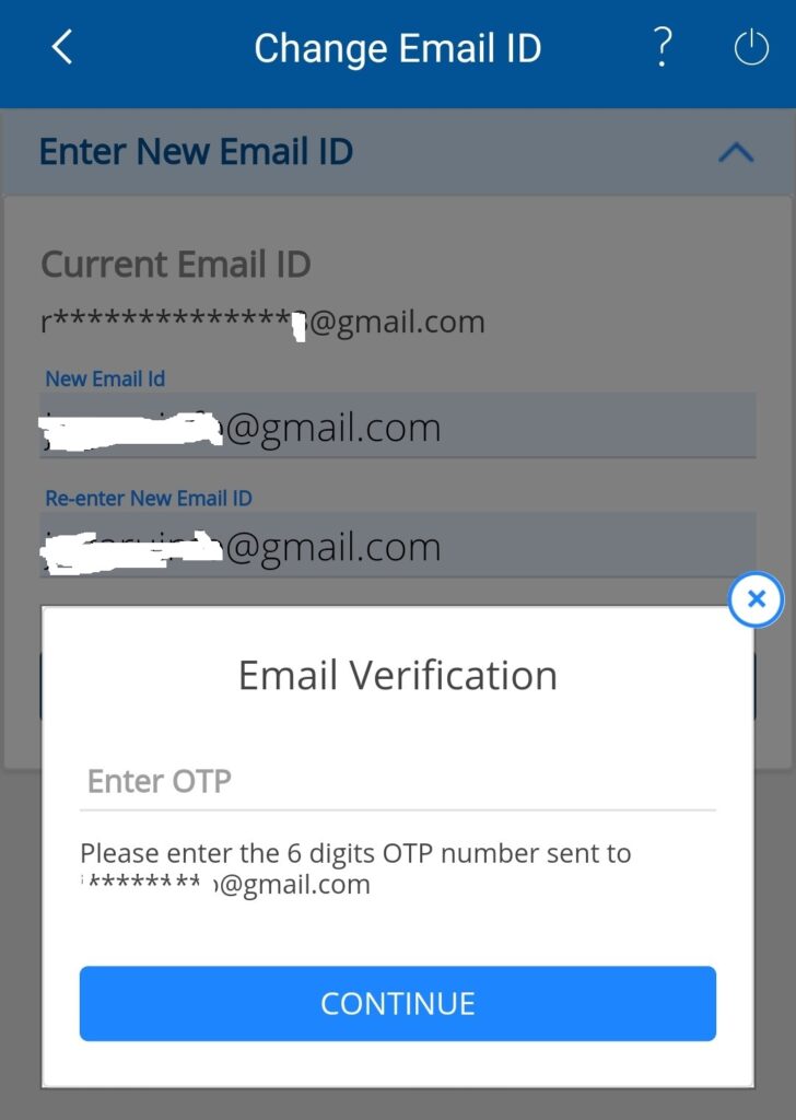 Change HDFC Account Registered Email ID Online