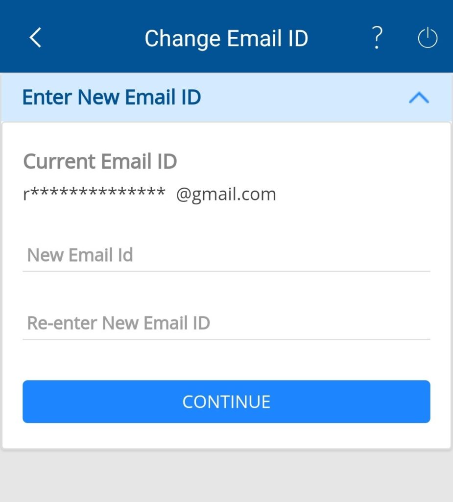 HDFC Change Email Online