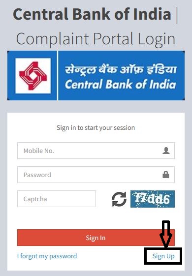 How to Register Online Complaint in Central Bank of India